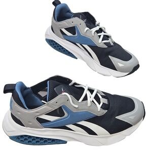 Reebok Hexalite Legacy Mens Sneakers Core Black Grey Blue GX9383 Size 11